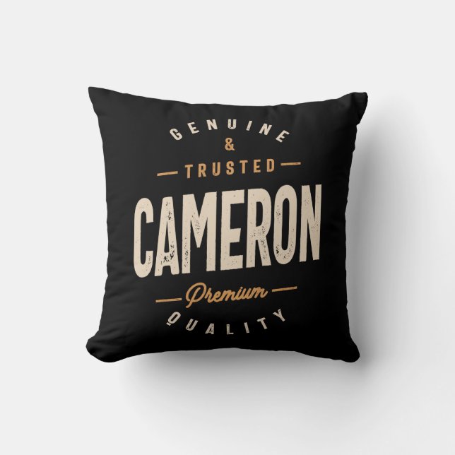 Cojín Decorativo Nombre personalizado de Cameron - Gracioso Cameron (Anverso)