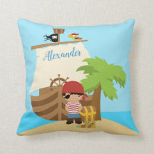 Nombre Personalizado De Cuate Pirate Boy Y Un Gran