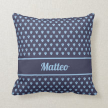 Nombre personalizado del patrón de ángel azul mari