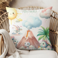 Nombre personalizado Dinosaurio Pastel caprichoso