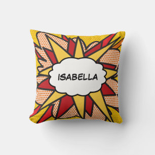 Cojín Decorativo Nombre Personalizado Divertido Moderno Frio Libro