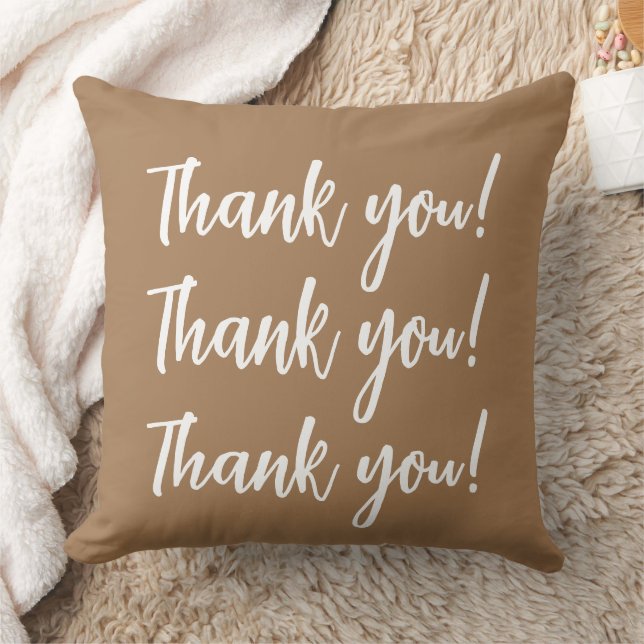 Cojín Decorativo Nombre Personalizado Gracias! Actitud de gratitud (Manta)