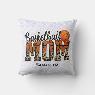 Cojín Decorativo Nombre personalizado Madre de básquetbol   Día de 