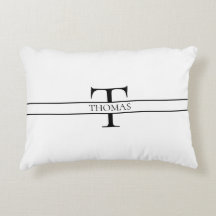 Nombre personalizado monogramado elegante