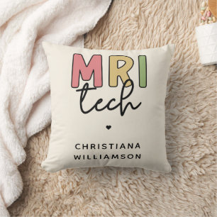 Cojín Decorativo Nombre personalizado MRI Tech   Regalos Tecnológic