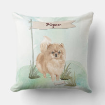 Nombre personalizado Perro Mascota pommerano