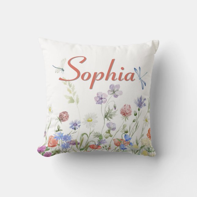 Cojín Decorativo Nombre personalizado personalizado personalizado d (Anverso)