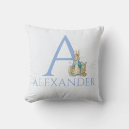 Cojín Decorativo Nombre personalizado Peter el conejo 