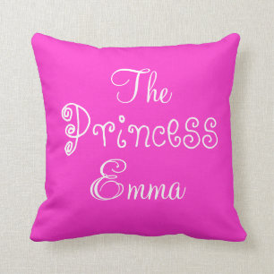 Cojín Decorativo Nombre personalizado Princesa Emma Pillow