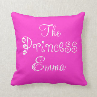 Cojín Decorativo Nombre personalizado Princesa Emma Pillow