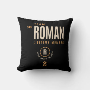 Cojín Decorativo Nombre personalizado romano - Romano divertido