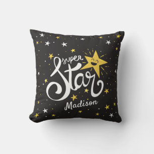 Cojín Decorativo Nombre personalizado Superestrella