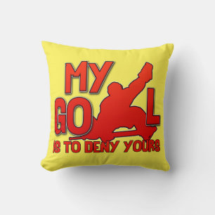 Cojín Decorativo Nombre Y Número De La Cita De La Jugadora De Hocke