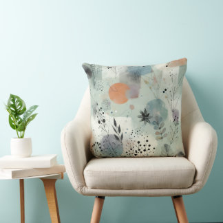 Cojín Decorativo Nordic Mist Botanical Throw Pillow
