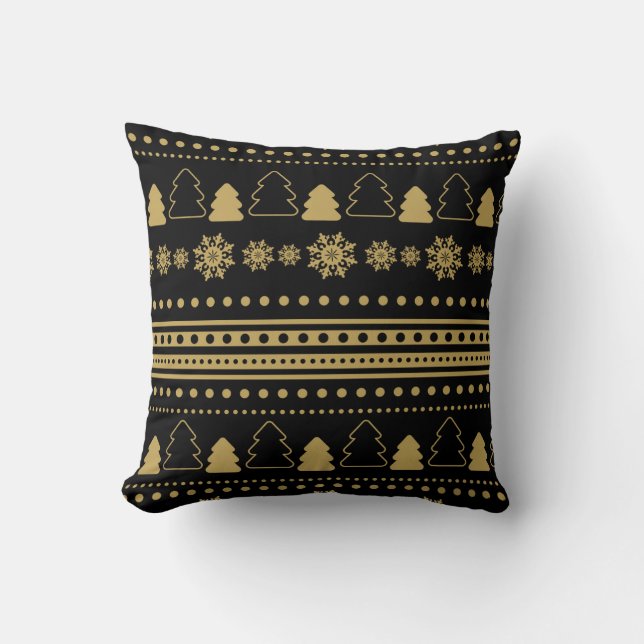 Cojín decorativo nórdico de invierno (Anverso)