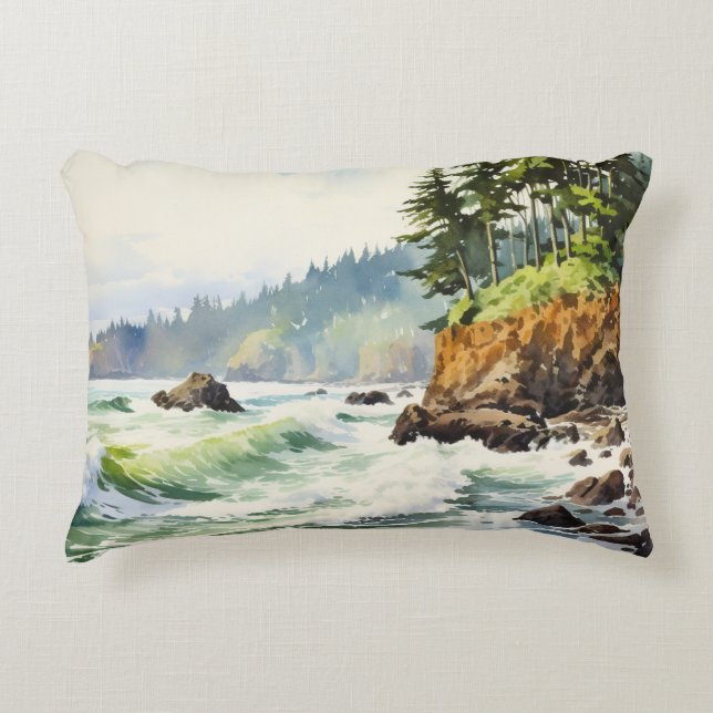 Cojín Decorativo Noroeste del Pacífico (Anverso)