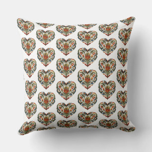 Cojín Decorativo Noruego Rosemaling I Heart Lefse