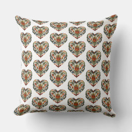 Cojín Decorativo Noruego Rosemaling I Heart Lefse