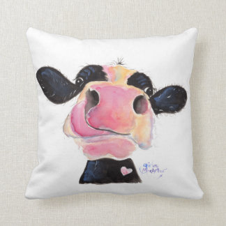 Cojín Decorativo Nosey Cow 'Jammie Jessie' Throw Cushion