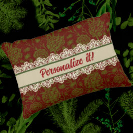 Cojín Decorativo Nostálgico Clásico William Morris Pattern Holiday