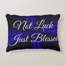 Cojín Decorativo Not Luck Just Blessed Accent Pillow