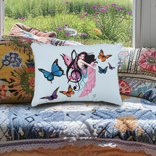 Cojín Decorativo Nota de música Mariposas Fairy