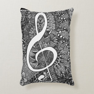 Cojín Decorativo Nota musical de Rashmi Pillow