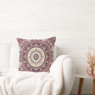Cojín Decorativo Nouveau Floral Mandala
