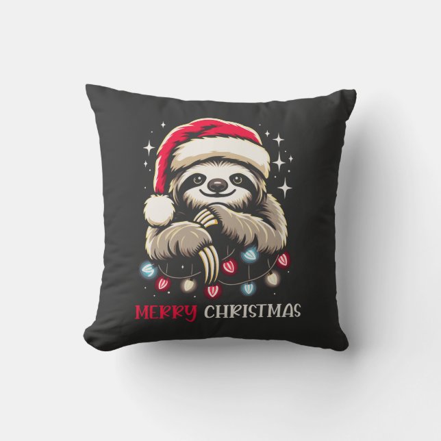 Cojín Decorativo Nova Sloth Festive Santa (Anverso)