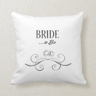 Cojín Decorativo Novia a ser diseño de los remolinos