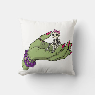 Cojín Decorativo Novia de Frankenstein con Skeleton Bow | Obtención