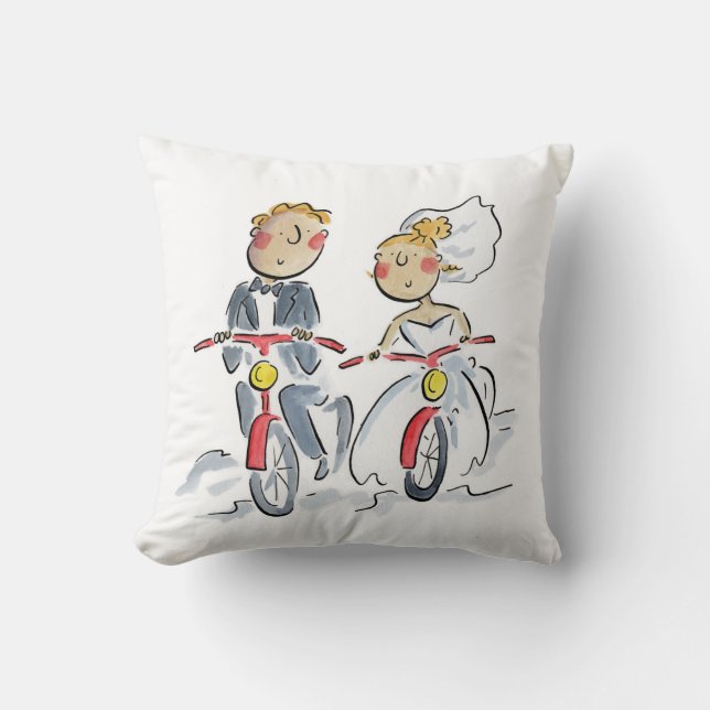 Cojín Decorativo Novia y Groom (Anverso)