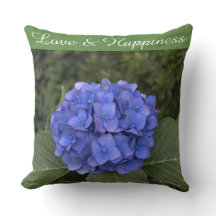 Novia y Novio Hidrangea Azul Personalizable