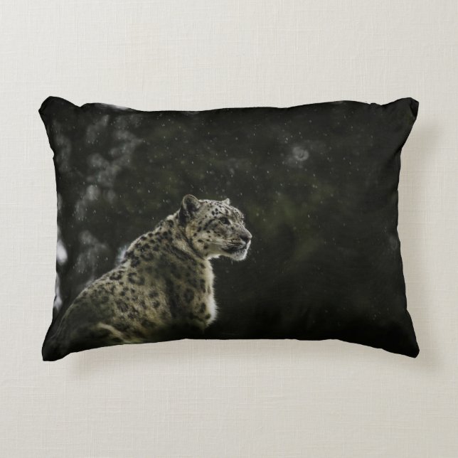 COJÍN DECORATIVO NOWLEOPARD IN RAIN (Anverso)