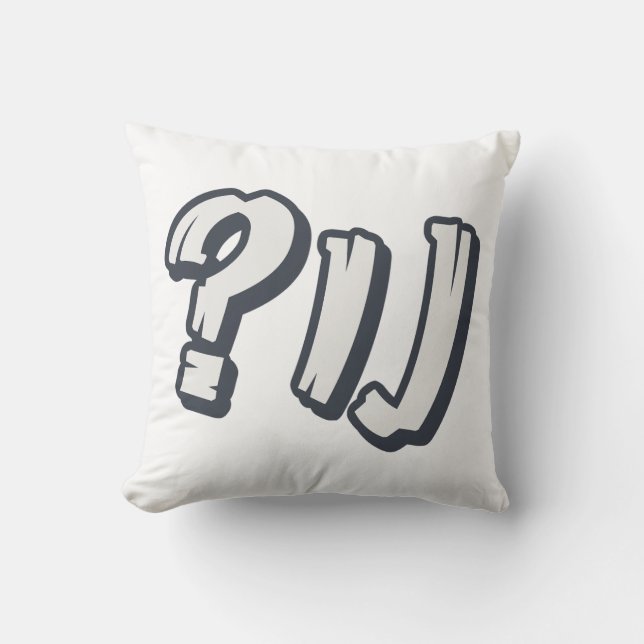 Cojín Decorativo "NU?" yiddish - La expresión judía perfecta (Anverso)