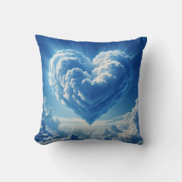 Cojín Decorativo Nube del corazón del cielo