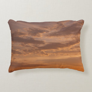 Cojín Decorativo Nubes al Atardecer II Pastel Abstracto Naturaleza