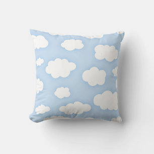 Cojín Decorativo Nubes blancas onduladas