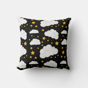 Cojín Decorativo Nubes Con Una Noche Estrellada Brillante