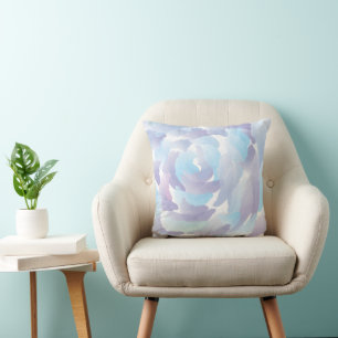 Cojín Decorativo Nubes de lluvia acuarela