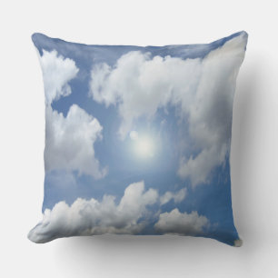 Cojín Decorativo Nubes del cielo azul + tus ideas