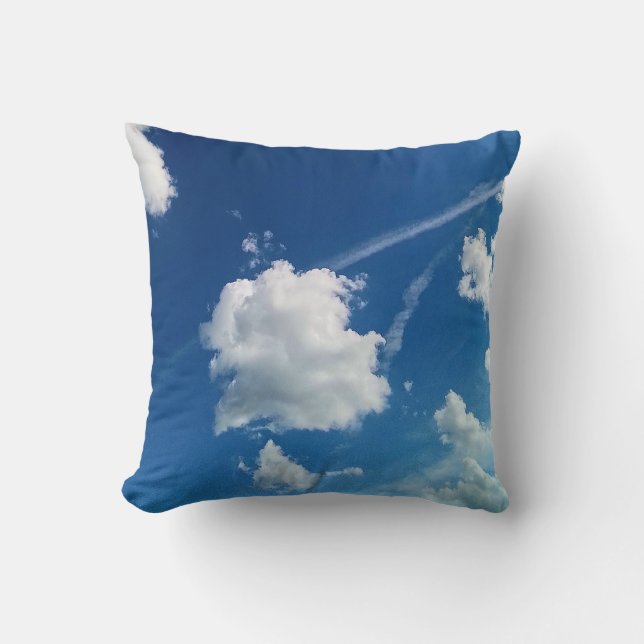 Cojín Decorativo Nubes, en la luz (Anverso)