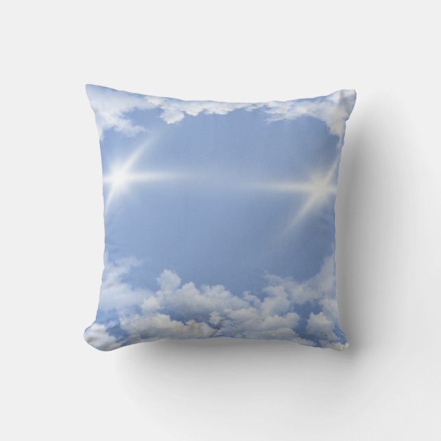 Cojín Decorativo nubes hermosas (Anverso)