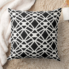 Cojín Decorativo Nudos en patrón negro