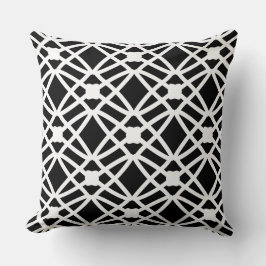 Cojín Decorativo Nudos en patrón negro