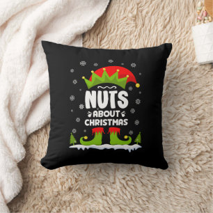 Cojín Decorativo Nueces sobre Navidades Graciosos Regalos De Noches