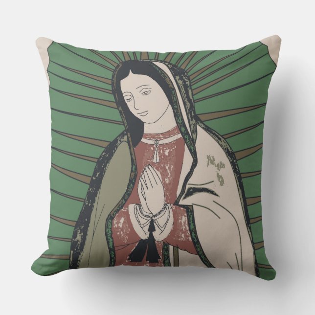 Cojín Decorativo nuestra dama de guadalupe (Anverso)