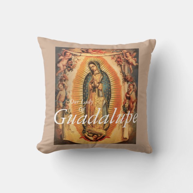Cojín Decorativo nuestra dama de guadalupe (Anverso)