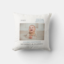 Cojín Decorativo Nuestra primera Navidad como padres