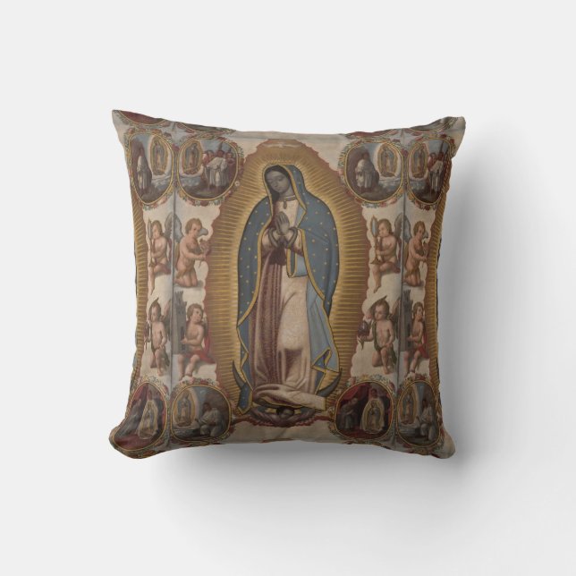 Cojín Decorativo nuestra señora de Guadalupe (Anverso)